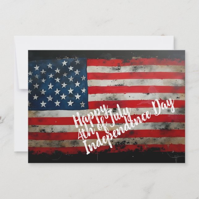 Patriotic 4th of July Independence Day Art (Front)