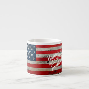 Patriotic 4th of July Independence Day Art Espresso Cup