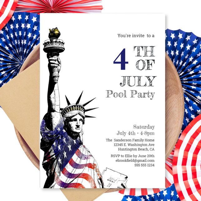Patriotic 4th of July  Party Invitation (Creator Uploaded)