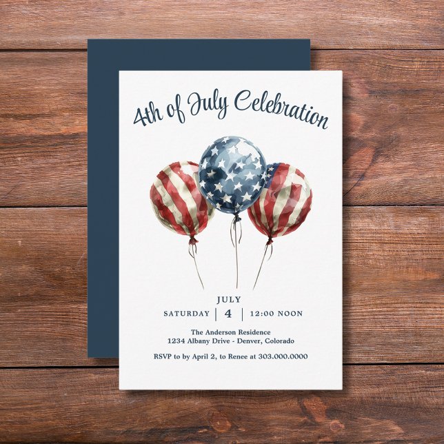 Patriotic 4th of July Party Save The Date (Creator Uploaded)