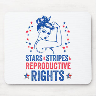 Patriotic 4th Of July Shirt Stars Stripes Reproduc Mouse Mat