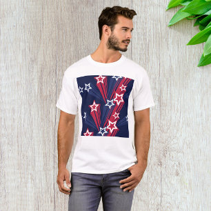 Patriotic 4th of July Stars Red White And Blue  T-Shirt