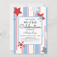 Patriotic 4th of July Stars Stripes Event