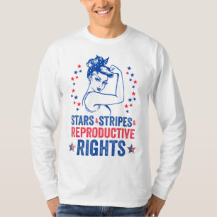 Patriotic 4th Of July Stars Stripes Reproductive R T-Shirt