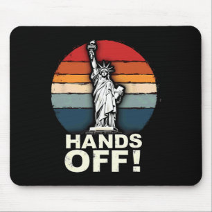 Patriotic 4th Of July Statue Of Liberty Resist Tru Mouse Mat