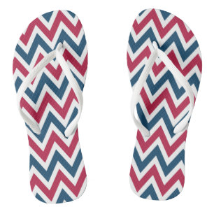 Patriotic 4th of July Summer Flip Flops Sandals