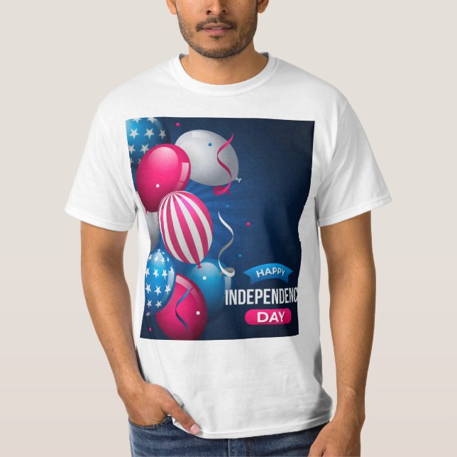 Patriotic 4th of July T-Shirt Design (Front)