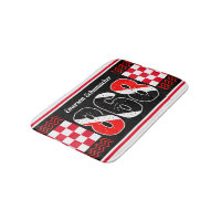 PATRIOTIC 868 Your Name | Chequered Flag on BLACK