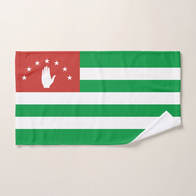 Patriotic Abkhazia Flag Hand Towel (Hand Towel)
