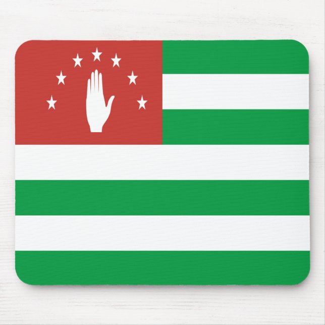 Patriotic Abkhazia Flag Mouse Mat (Front)