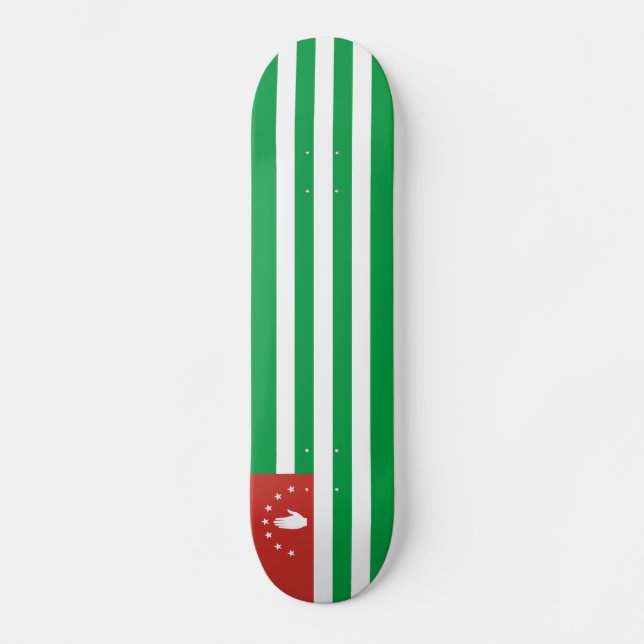 Patriotic Abkhazia Flag Skateboard (Front)