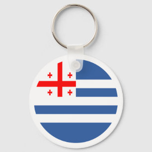 Patriotic Adjara Flag Key Ring