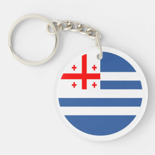 Patriotic Adjara Flag Key Ring