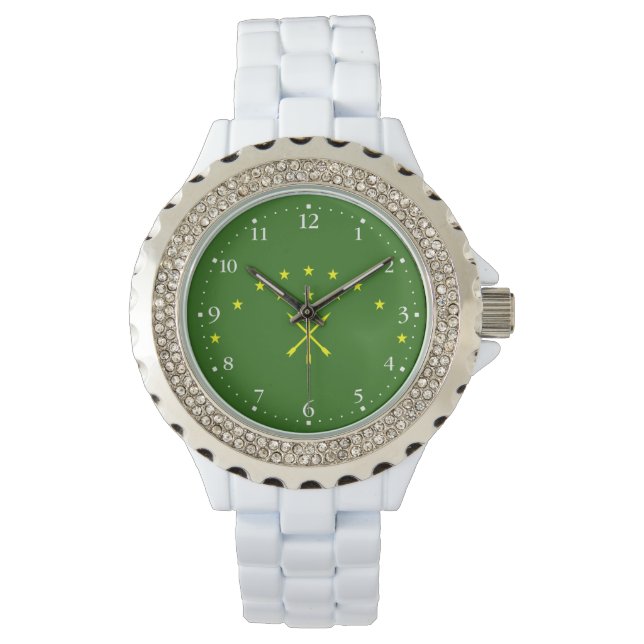 Patriotic Adygea Flag Watch (Front)
