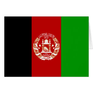 Patriotic Afghanistan Flag