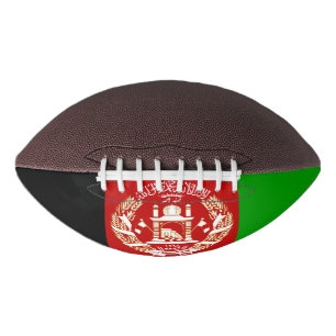 Patriotic Afghanistan Flag American Football