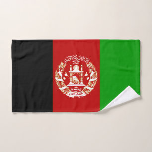 Patriotic Afghanistan Flag Hand Towel