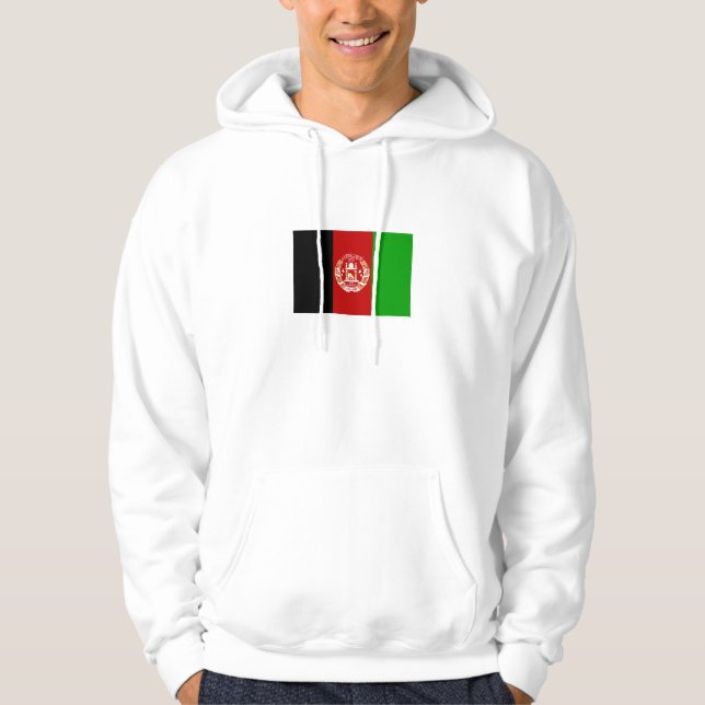 Patriotic Afghanistan Flag Hoodie (Front)
