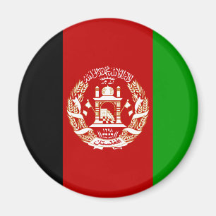 Patriotic Afghanistan Flag Magnet
