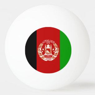 Patriotic Afghanistan Flag Ping Pong Ball
