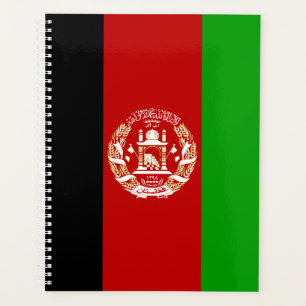Patriotic Afghanistan Flag Planner