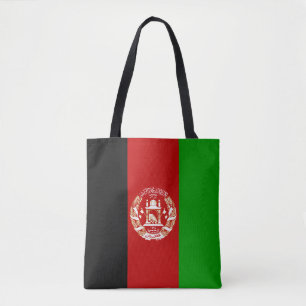 Patriotic Afghanistan Flag Tote Bag