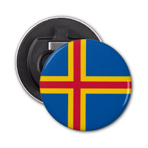 Patriotic Åland Islands Flag Bottle Opener