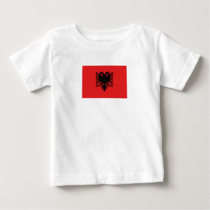 Patriotic Albanian Flag Baby T-Shirt
