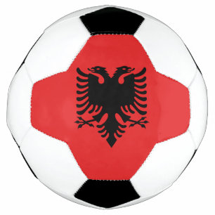 Patriotic Albanian Flag Football