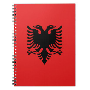Patriotic Albanian Flag Notebook
