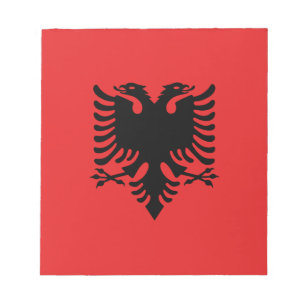 Patriotic Albanian Flag Notepad