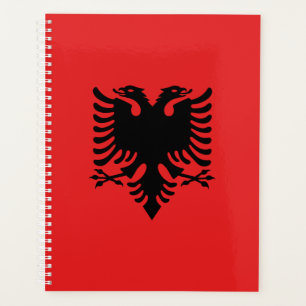 Patriotic Albanian Flag Planner