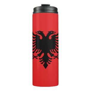 Patriotic Albanian Flag Thermal Tumbler