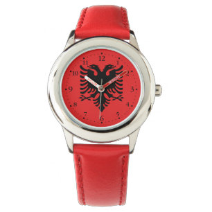 Patriotic Albanian Flag Watch