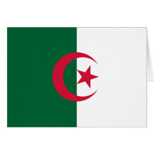 Patriotic Algerian Flag