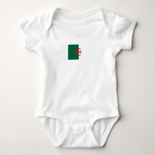 Patriotic Algerian Flag Baby Bodysuit