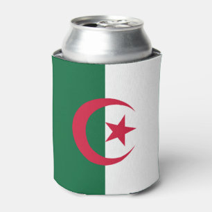 Patriotic Algerian Flag Can Cooler