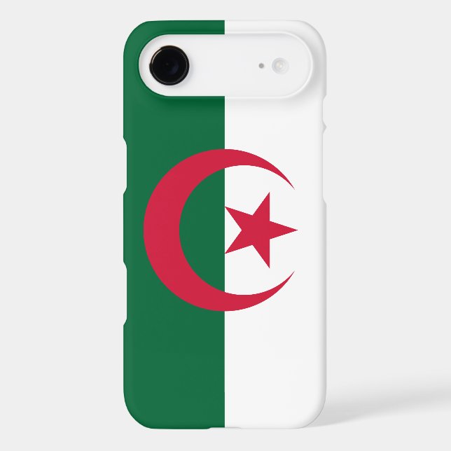 Patriotic Algerian Flag Case-Mate iPhone Case (Back)