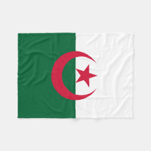 Patriotic Algerian Flag Fleece Blanket