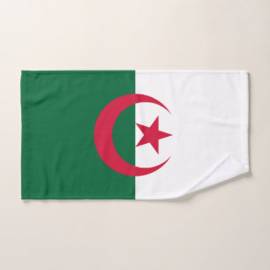 Patriotic Algerian Flag Hand Towel