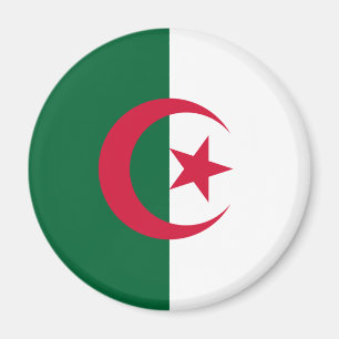 Patriotic Algerian Flag Magnet