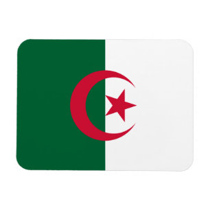Patriotic Algerian Flag Magnet