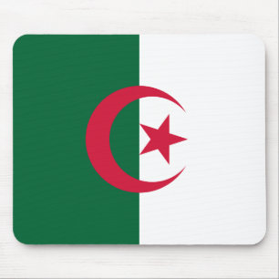 Patriotic Algerian Flag Mouse Mat