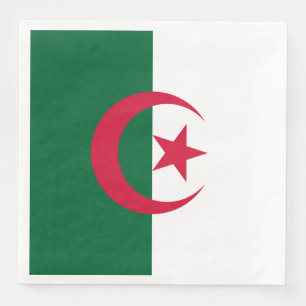 Patriotic Algerian Flag Napkin