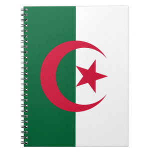 Patriotic Algerian Flag Notebook