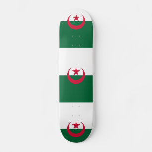 Patriotic Algerian Flag Skateboard