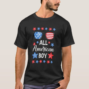 Patriotic All American Boy 4th Of July Stars And S T-Shirt