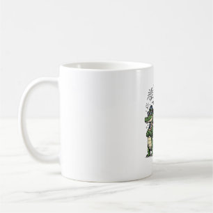 Patriotic Alligator Trio Vintage Fourth of July Sh Coffee Mug
