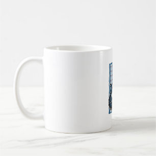 Patriotic Alligator Vintage Engraving Shirt Design Coffee Mug