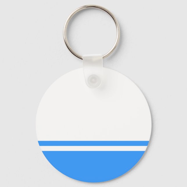 Patriotic Altai Republic Flag Key Ring (Front)
